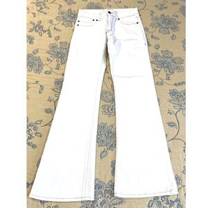 Y2K Vintage white flare bootcut Jeans Women’s size 2